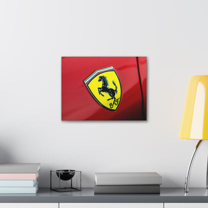 Ferrari Logo Canvas