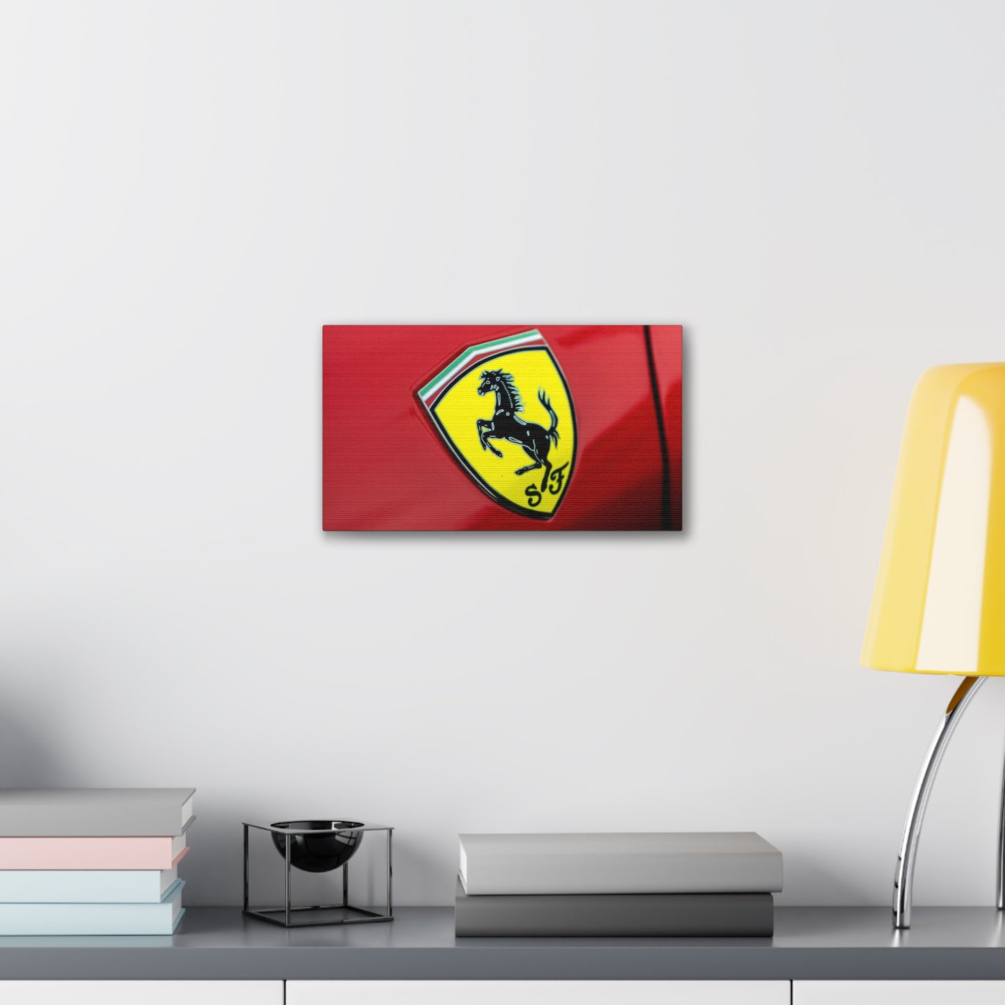 Ferrari Logo Canvas