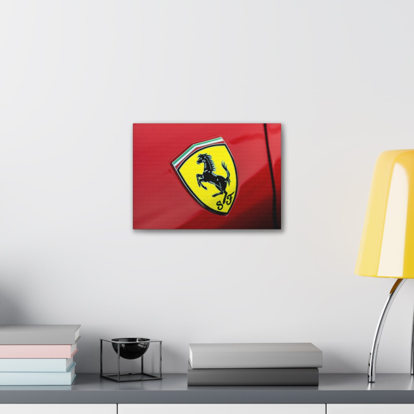 Ferrari Logo Canvas