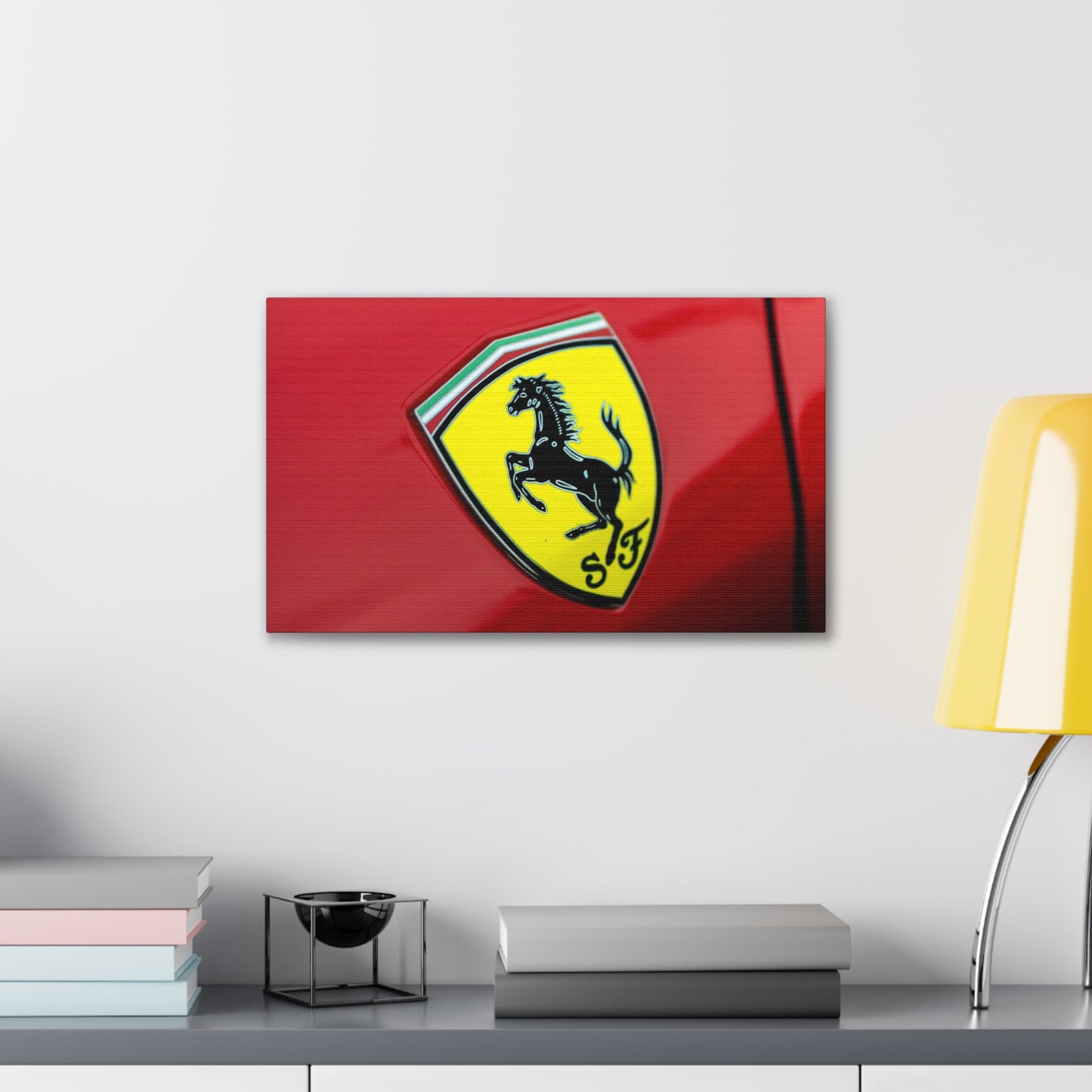 Ferrari Logo Canvas